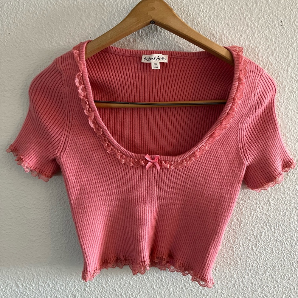 For Love and Lemons Calla Knit Top